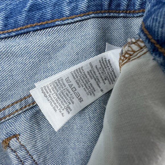 Madewell Jean Shorts Womens Size 29 Relaxed Denim Distressed High Rise Blue - Picture 4 of 9